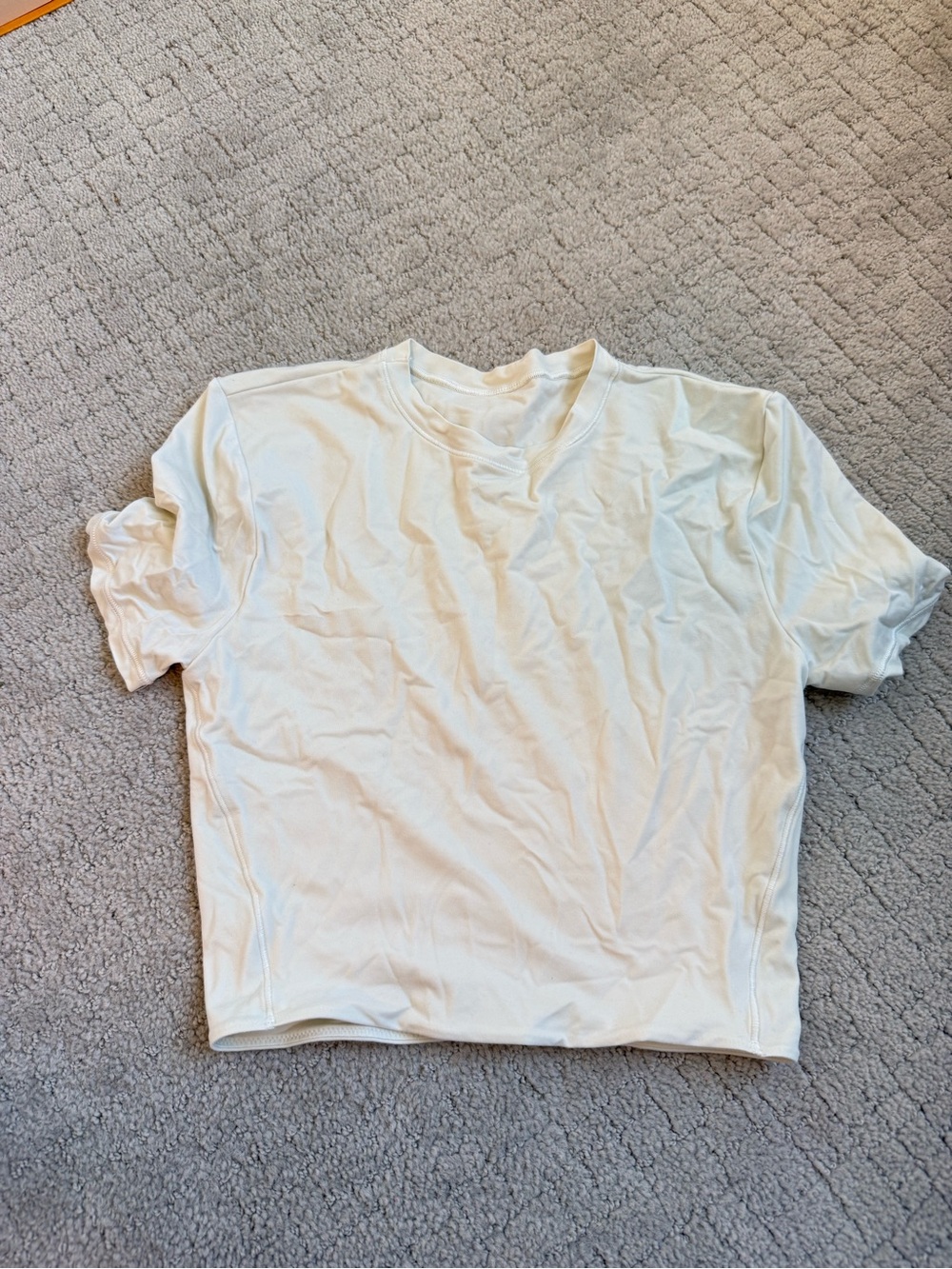 lululemon athletica Short Sleeve Crew Tee in Off-White